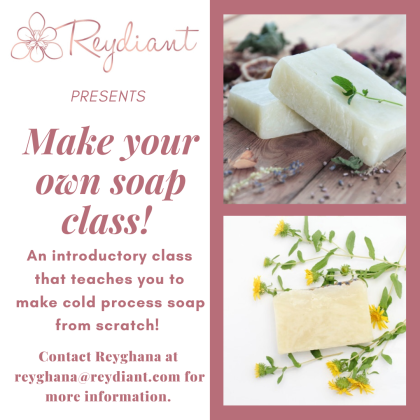 Cold Process Soap Making Workshop